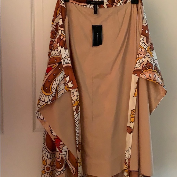 BCBGMAXAZRIA boho style wrap skirt - Picture 6 of 9